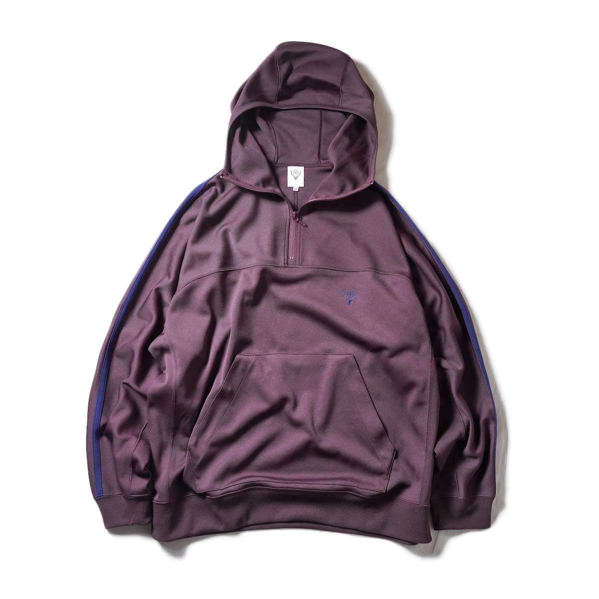 South2 West8 / Trainer Hoody - Poly Smooth (Burgundy)