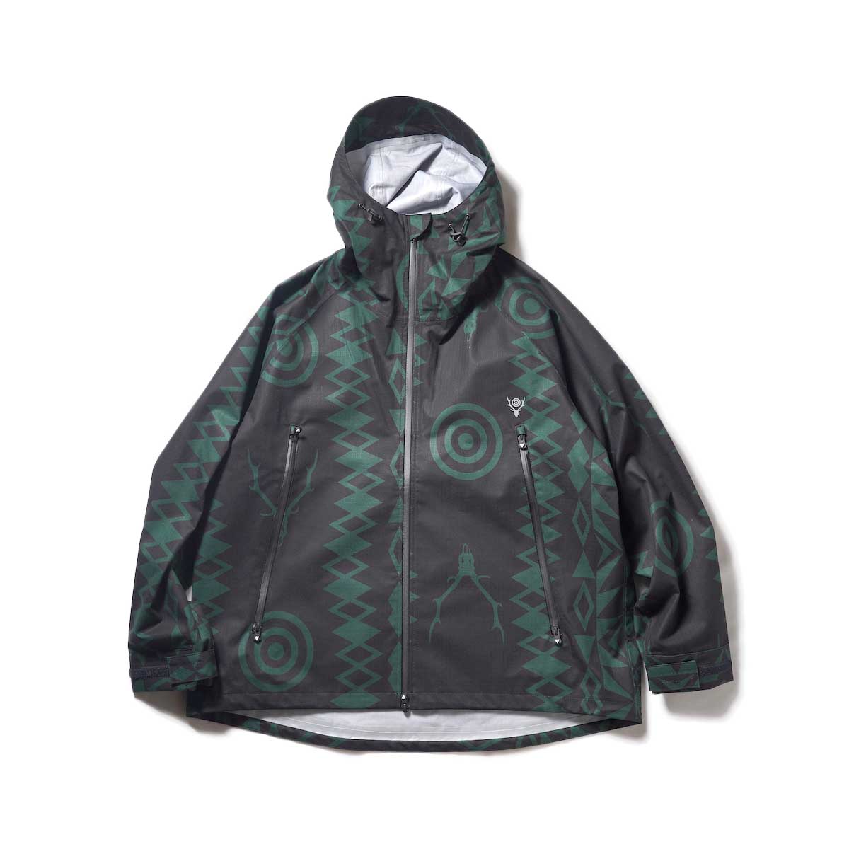 South2 West8 / WEATHER EFFECT JACKET - COTTON RIPSTOP / 3LAYER (Skull&amp;amp;amp;Target)