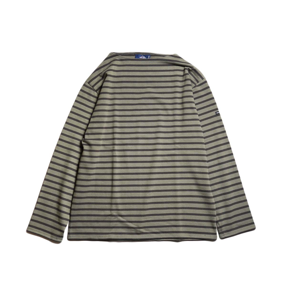 SAINT JAMES / OUESSANT "BORDER" (Grege × Dark brown)