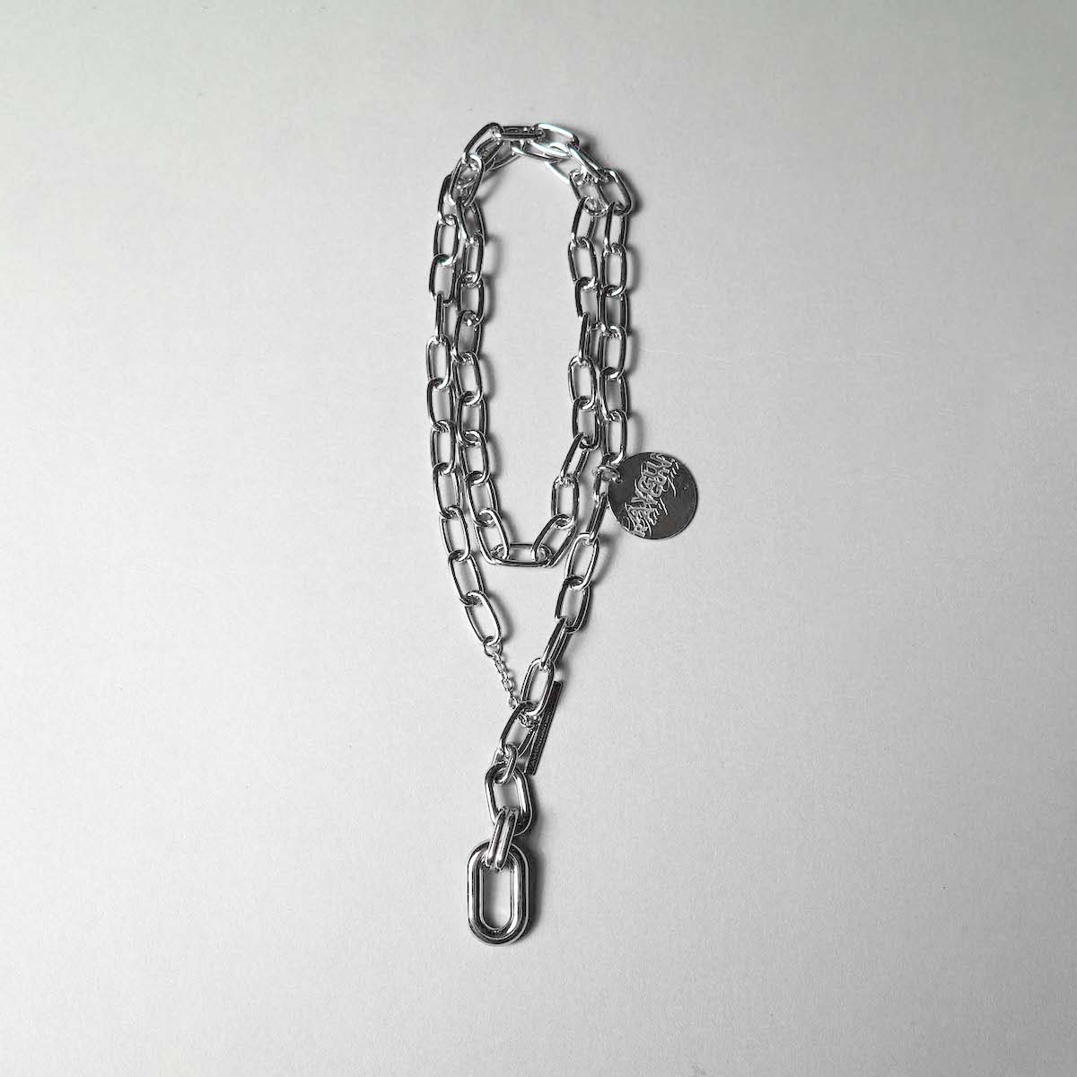 The Soloist / sa.0038daw23 gradation cube chain necklace 9./w charm (Silver)