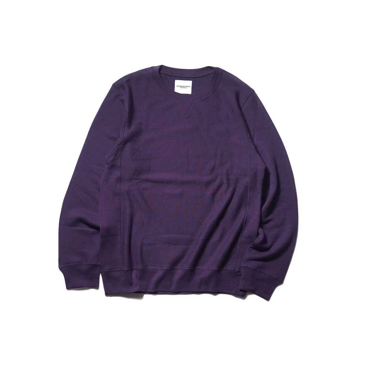 The Soloist / sc.0007bAW23 crewneck sweatshirt. (Purple)