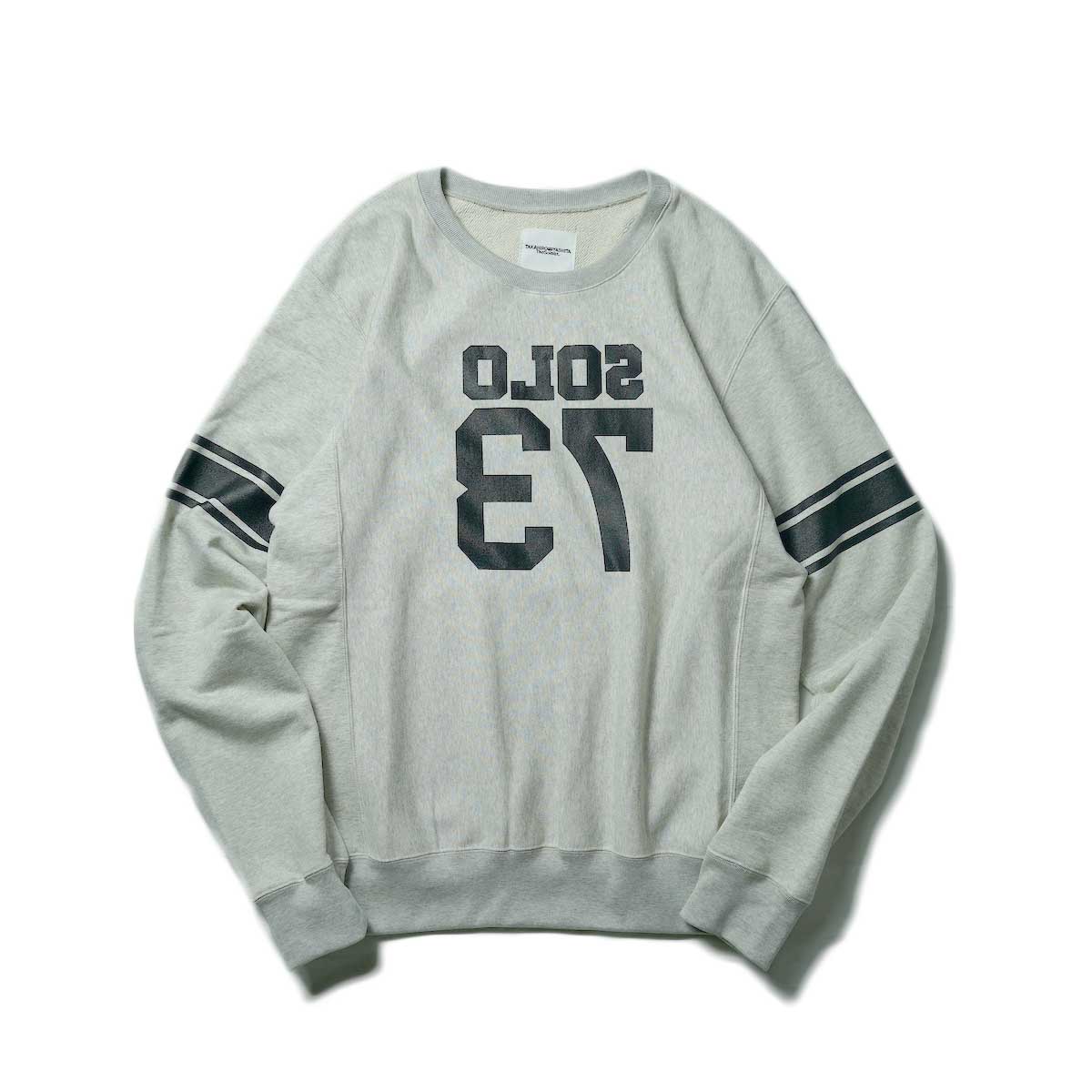 The Soloist / sc.0045ss23 SOLO73. crew neck sweatshirt(Grey)