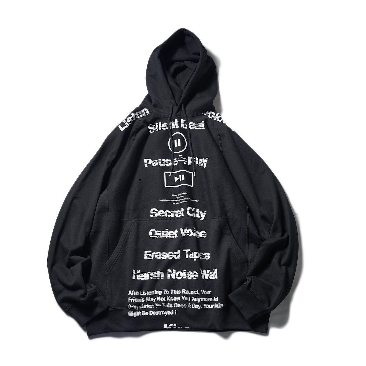 The Soloist / sc.0363 oversized hoodie. (pause≒play)