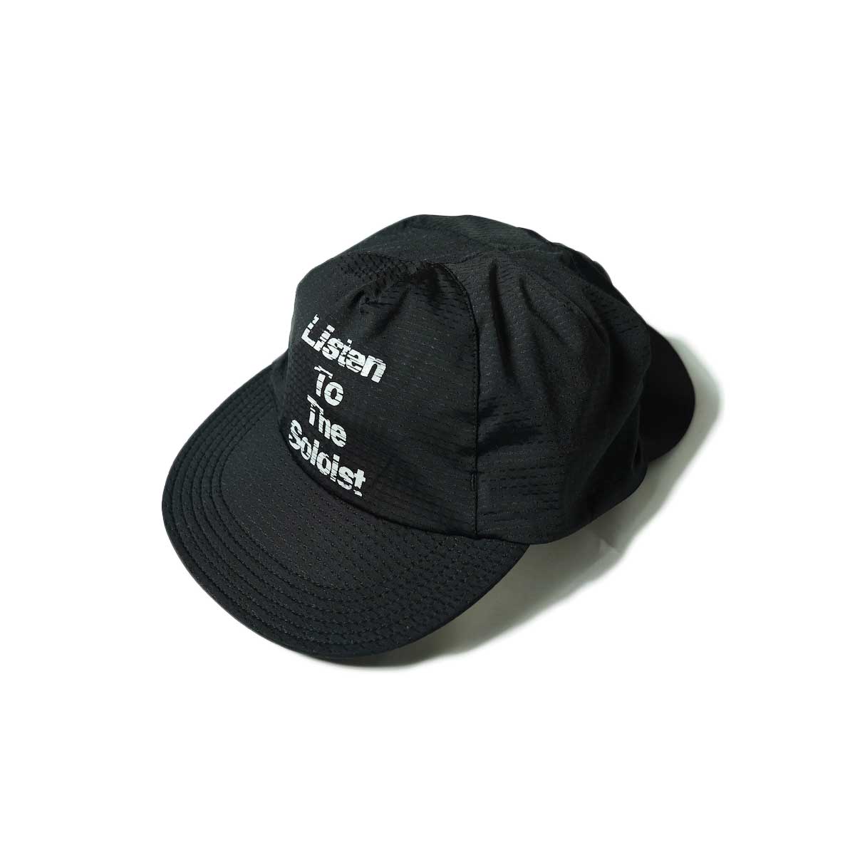 The Soloist / ska.0001 two-way cycling cap.(Black)TOP画像