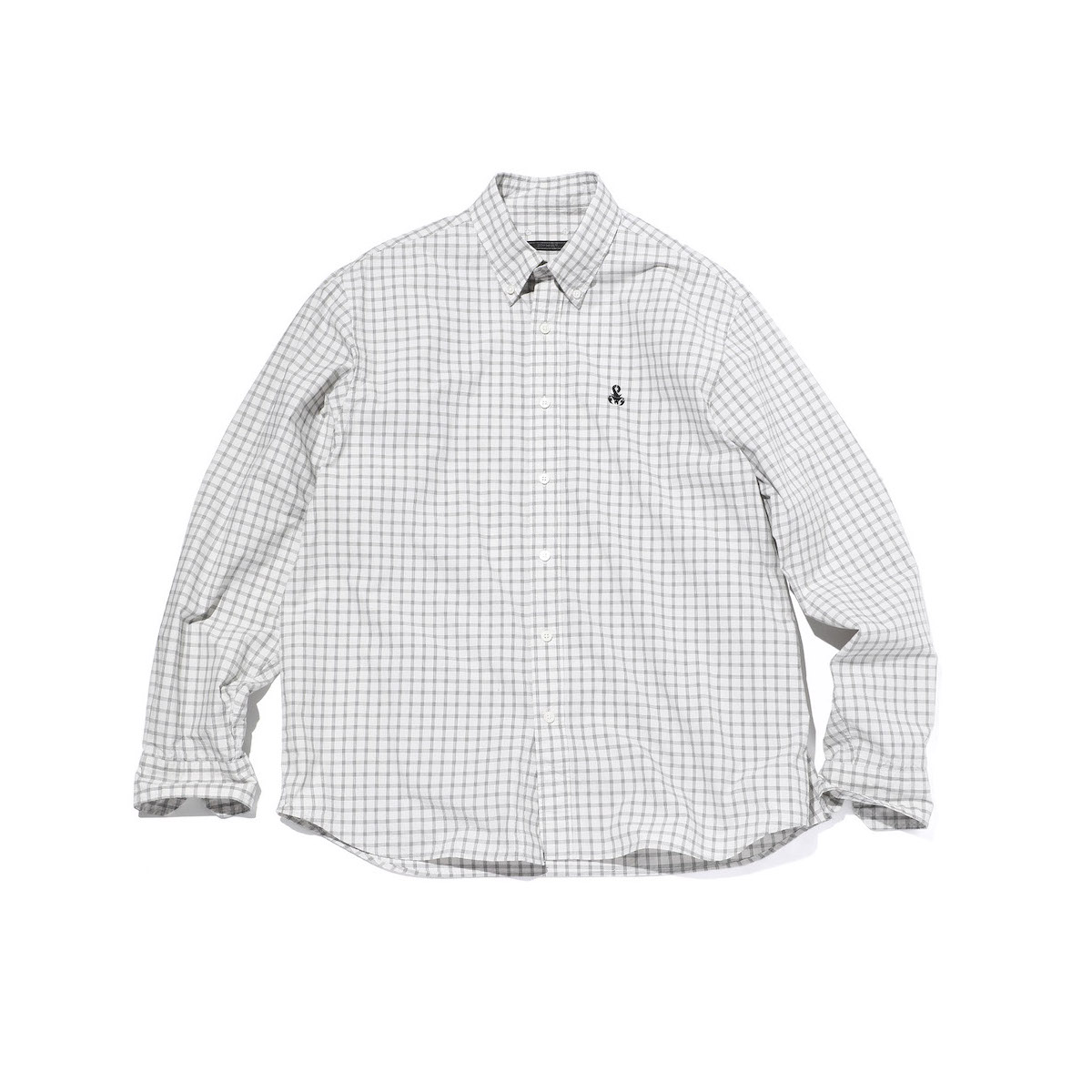 SOPHNET. / SCORPION BIG B.D SHIRT (White Check)