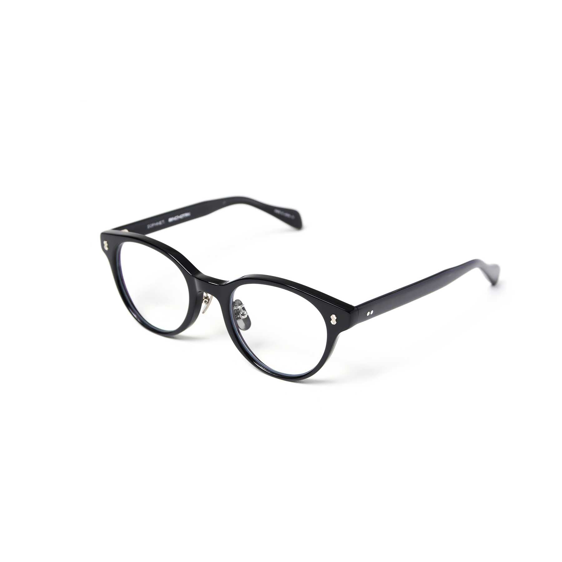 SOPHNET. / BINCHOTAN BOSTON GLASSES (Black)