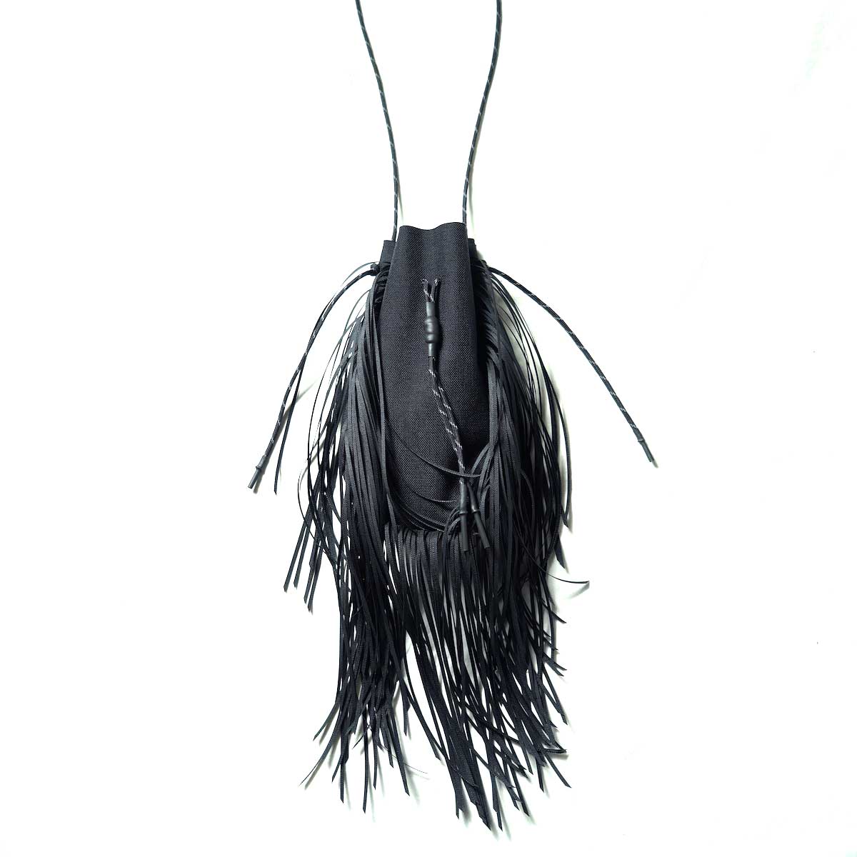 吉岡衣料店 × TAITAI / FRINGE DRAWSTRING BAG S