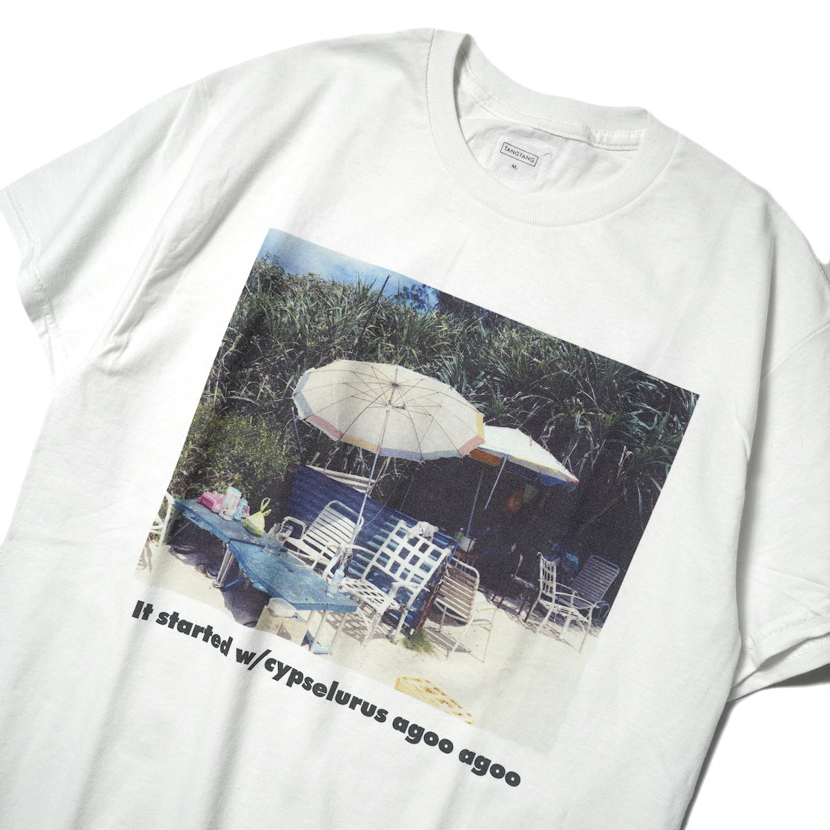 TANGTANG / GASATANG-It started w/cypselurus agoo agoo- (White)フロントプリント