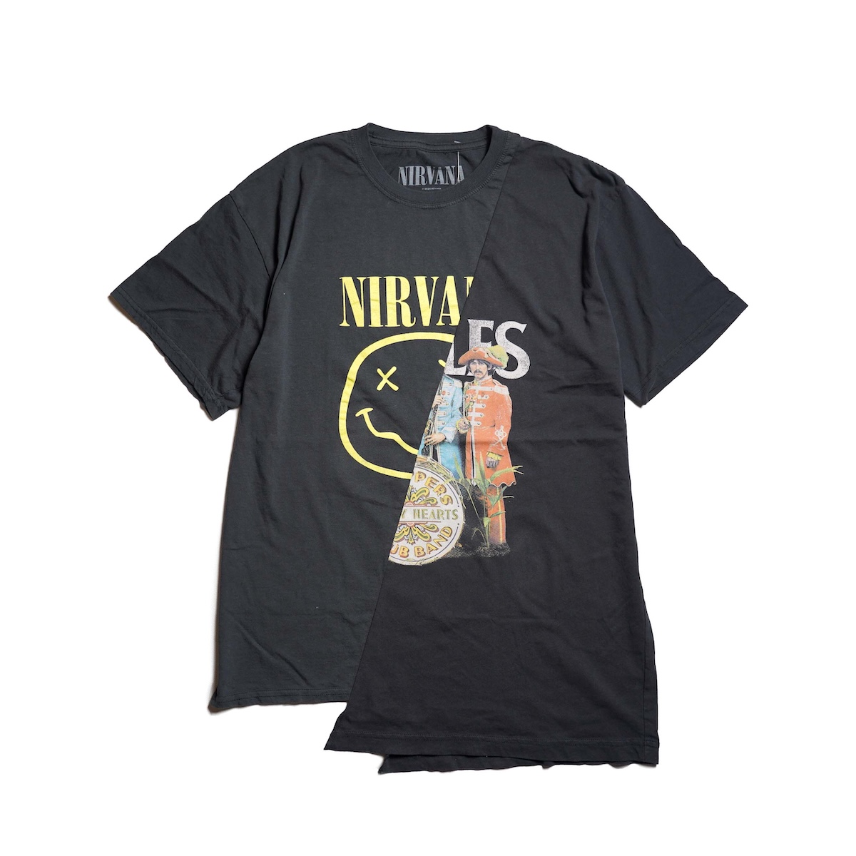 THRIFTY LOOK / TWINS S/S TEE  (Black-B)