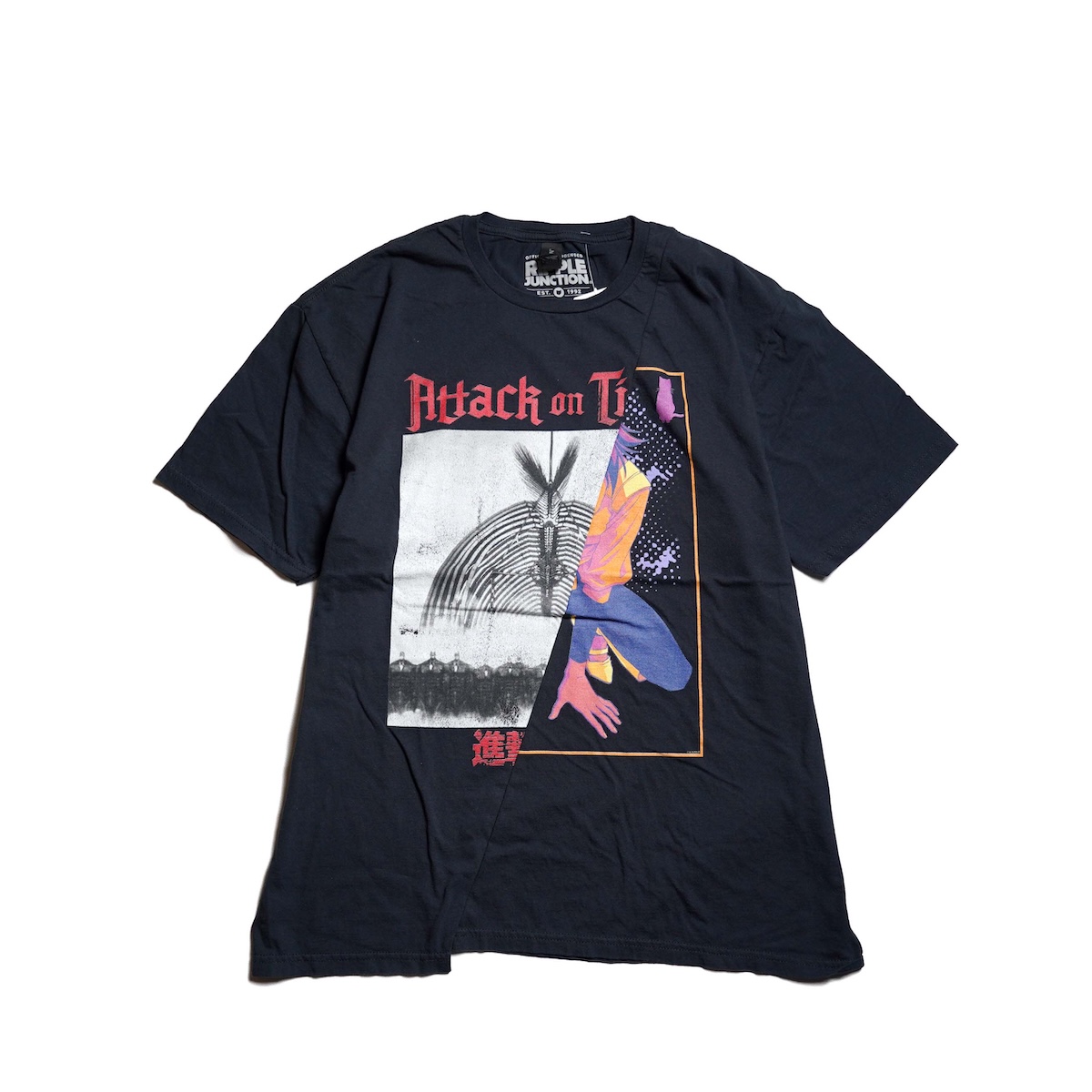 THRIFTY LOOK / TWINS S/S TEE  (Black-F)