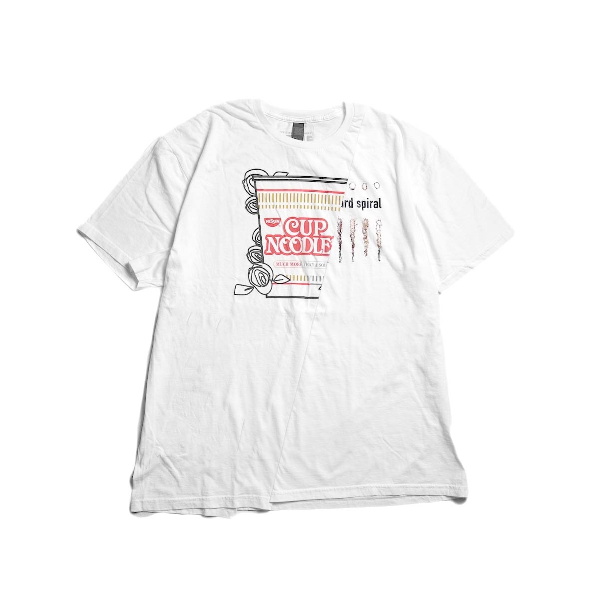 THRIFTY LOOK / TWINS S/S TEE  (White-A)