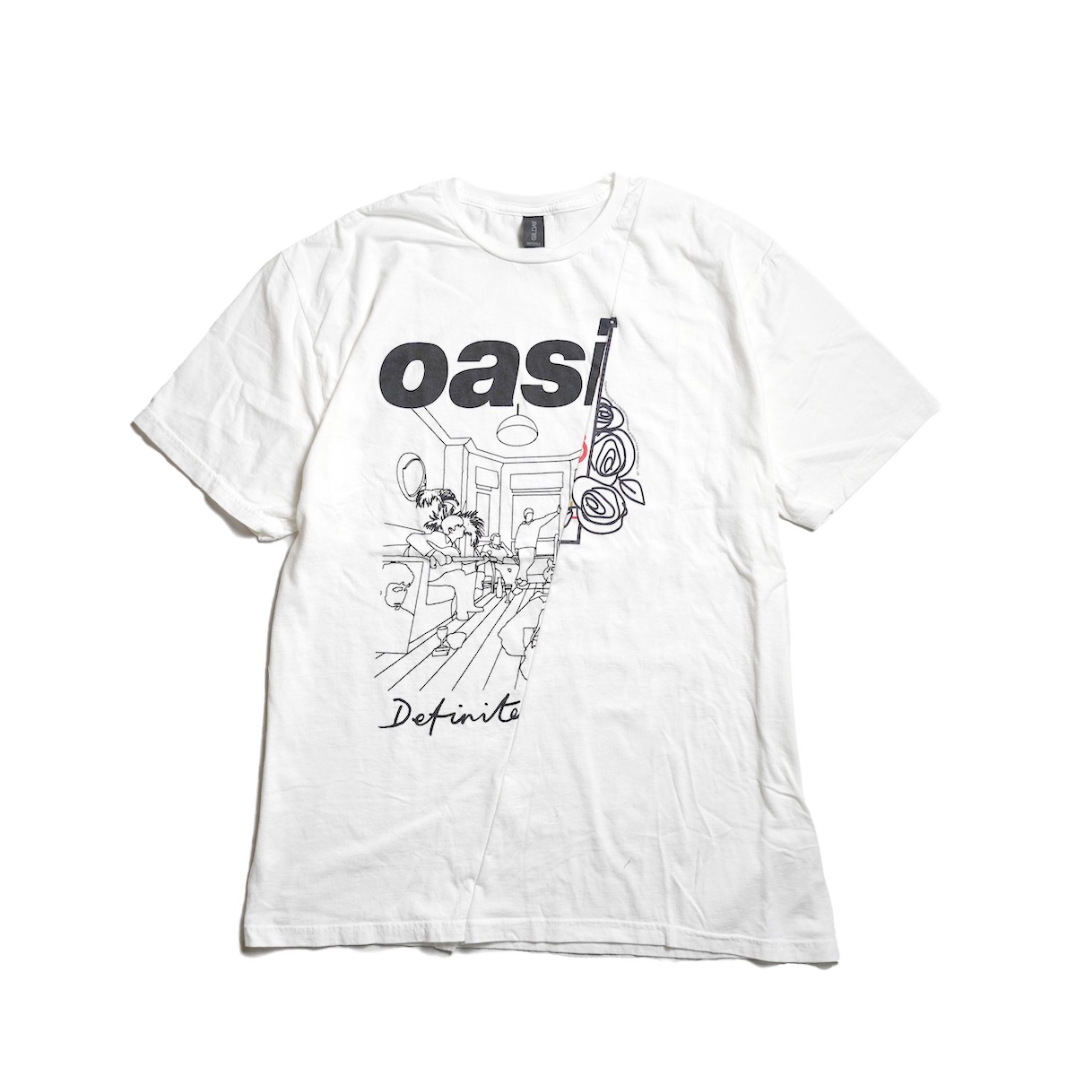 THRIFTY LOOK / TWINS S/S TEE  (White-C)