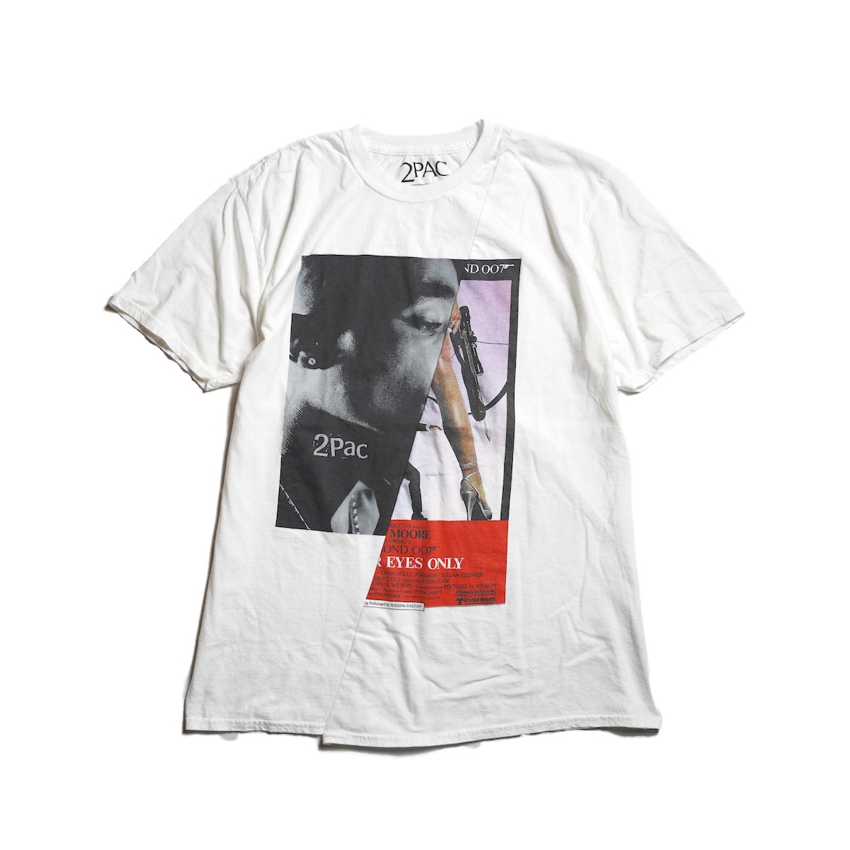 THRIFTY LOOK / TWINS S/S TEE  (White-E)