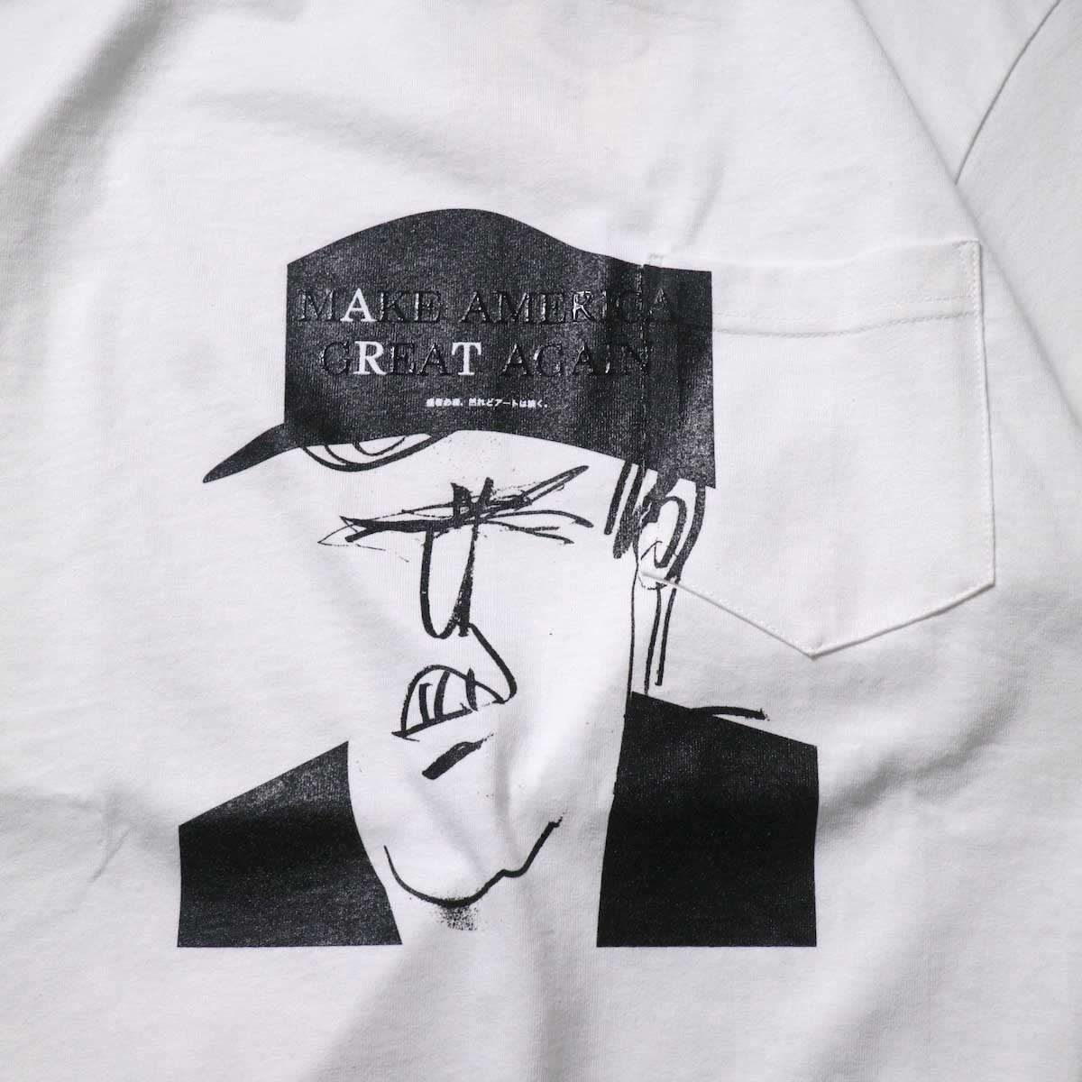 TODAY edition / Caricature SS Tee (White)プリント