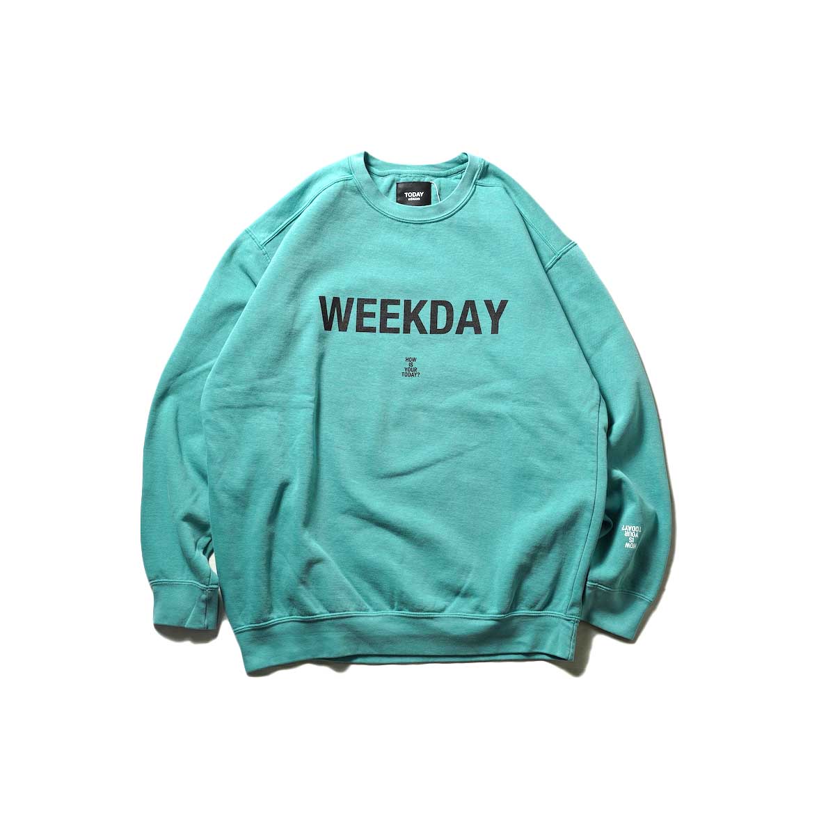 TODAY edition / Reversible Crew Sweat (Green)