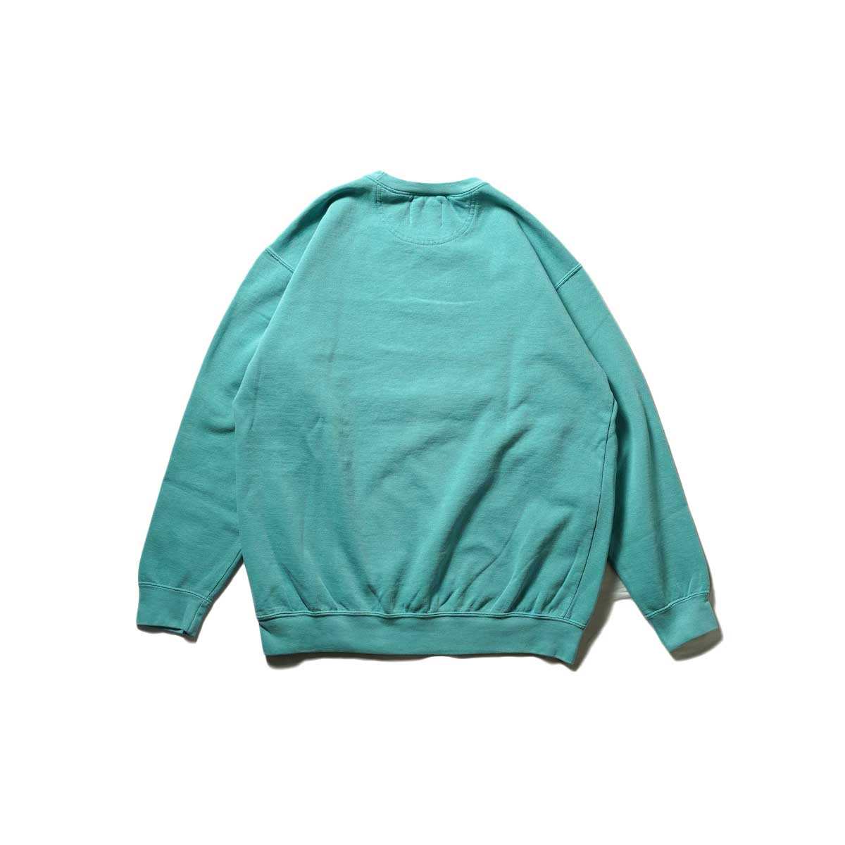 TODAY edition / Reversible Crew Sweat (Green)背面