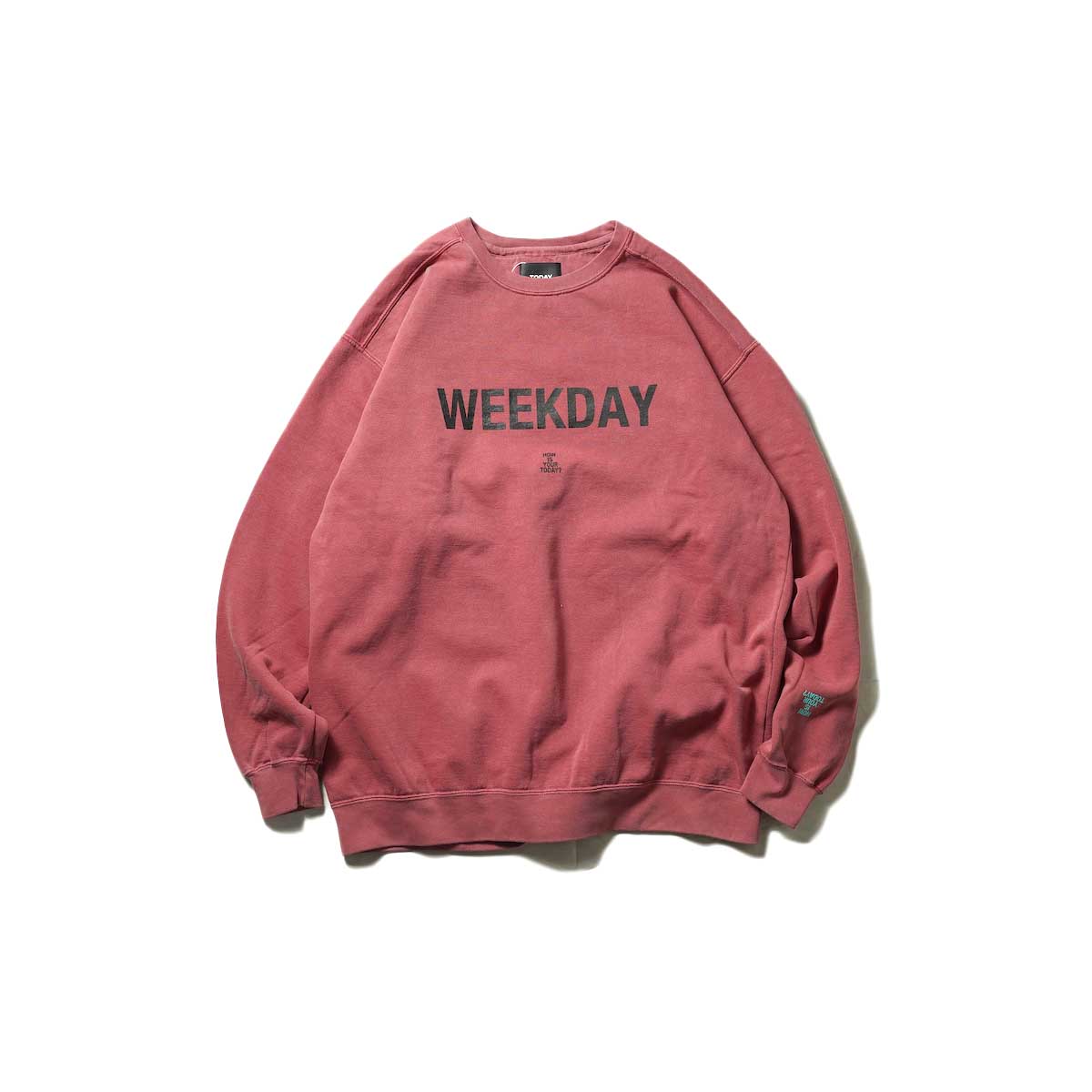 TODAY edition / Reversible Crew Sweat (Red)