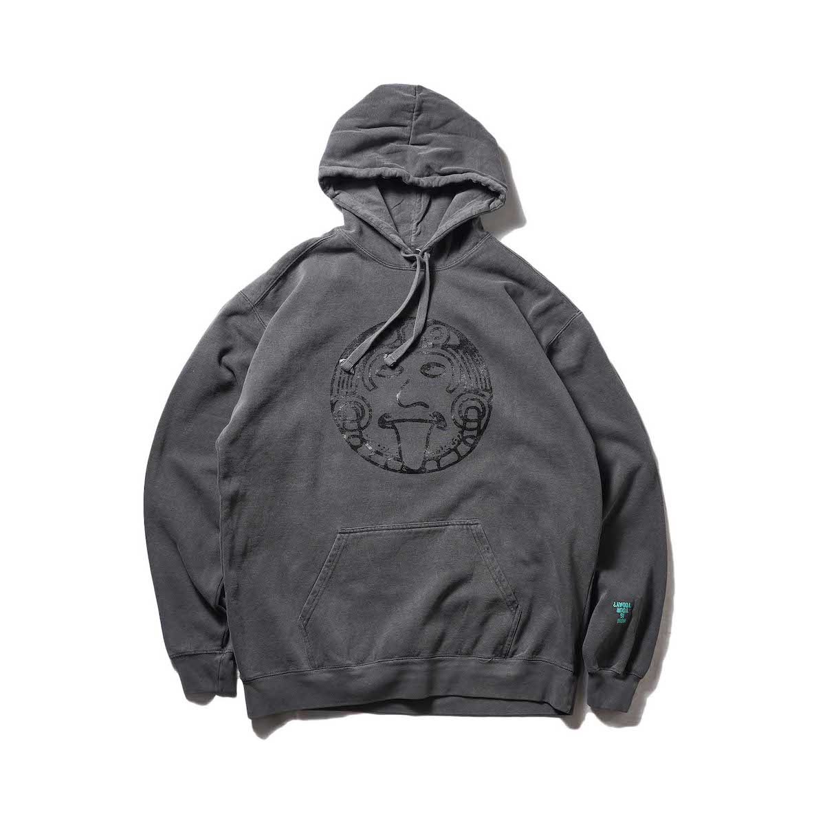 TODAY edition / FLUX sweat parka (Charcoal)