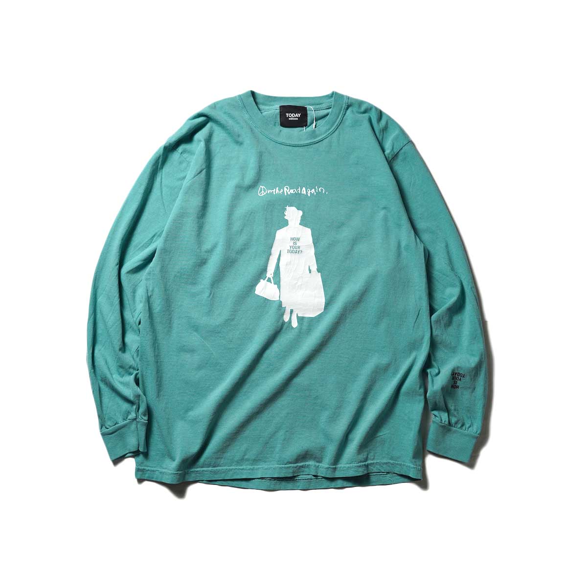 TODAY edition / Sllhouette #2 L/S Tee (Green)