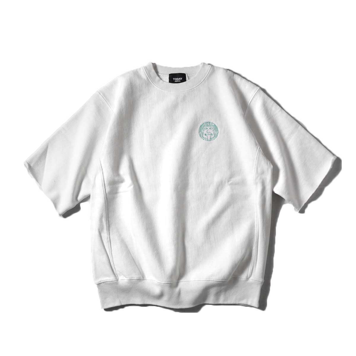 TODAY edition / Flux Cut Off Sweat (White)