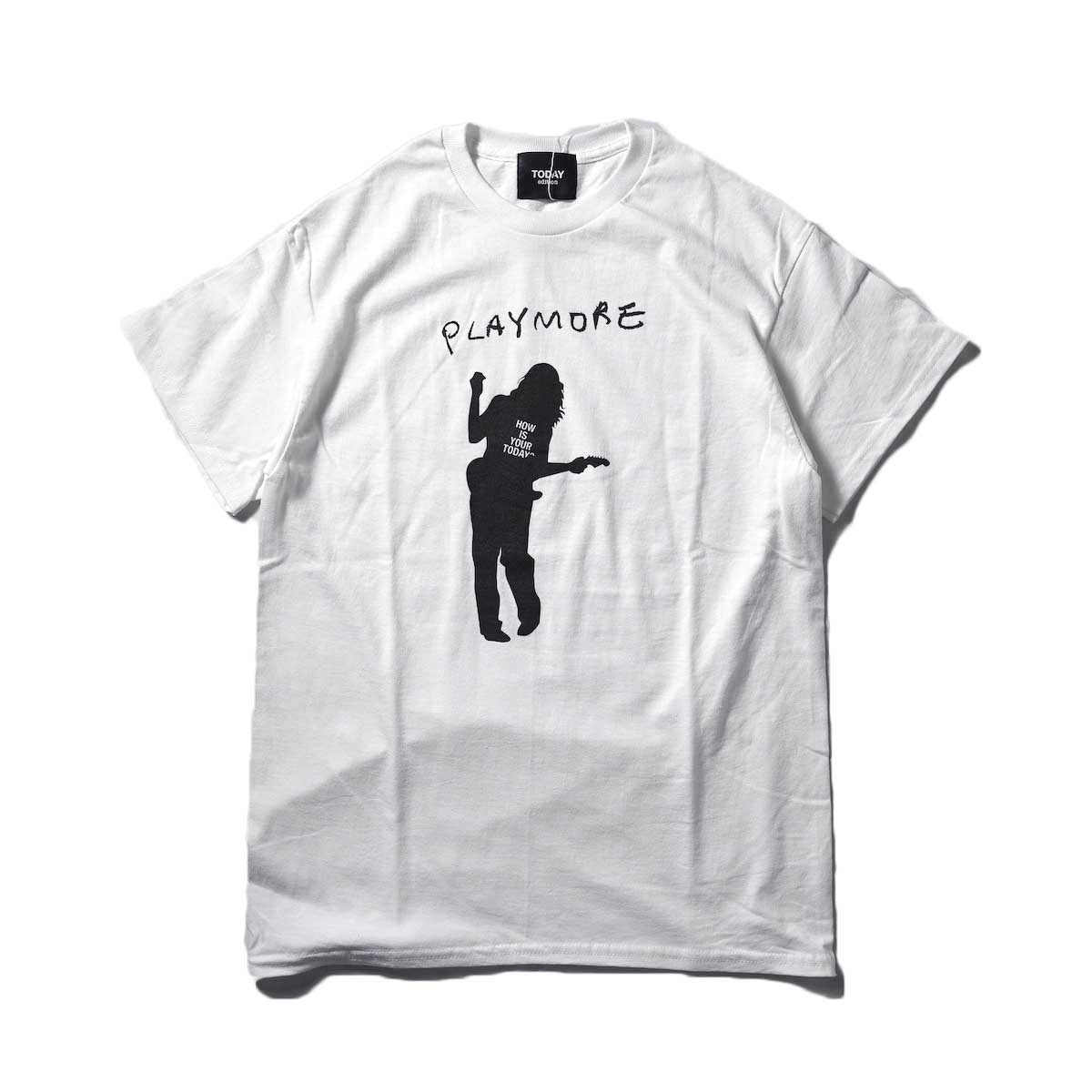 TODAY edition / Silhouette SS Tee Guitarist (White)