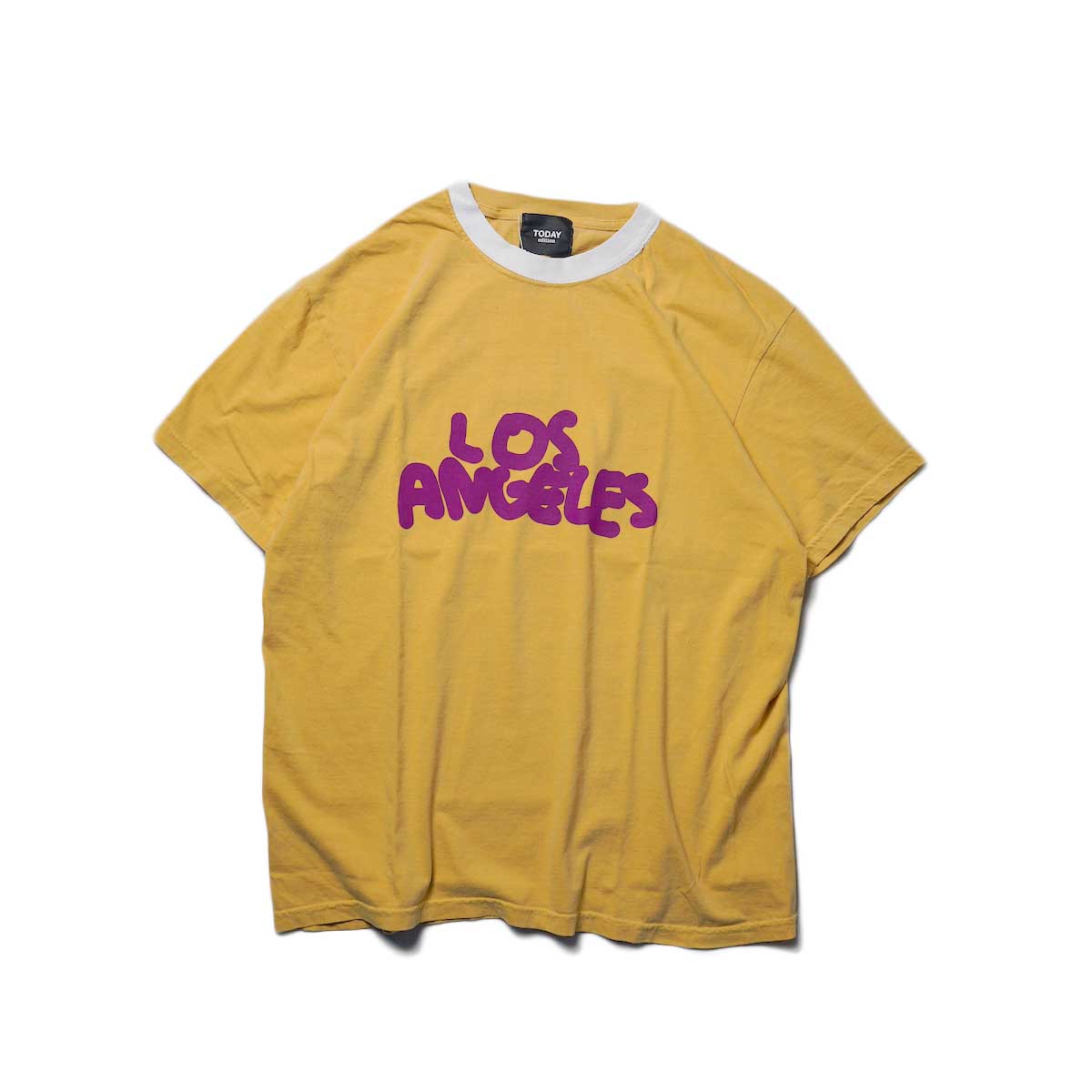 TODAY edition / Printed Ringer "Los angels" SS Tee