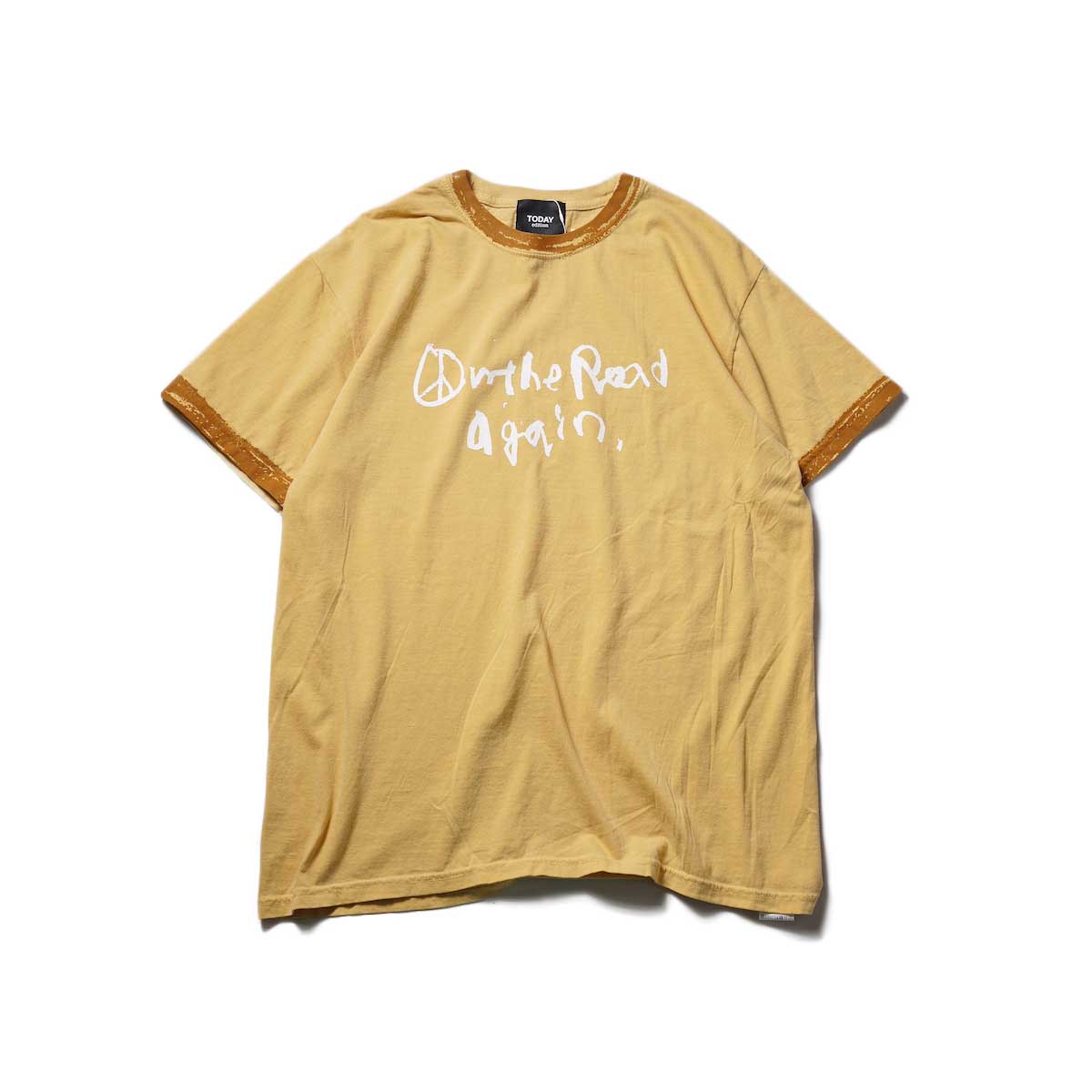 TODAY edition / Peace Mark #04 SS Tee (Mustard)