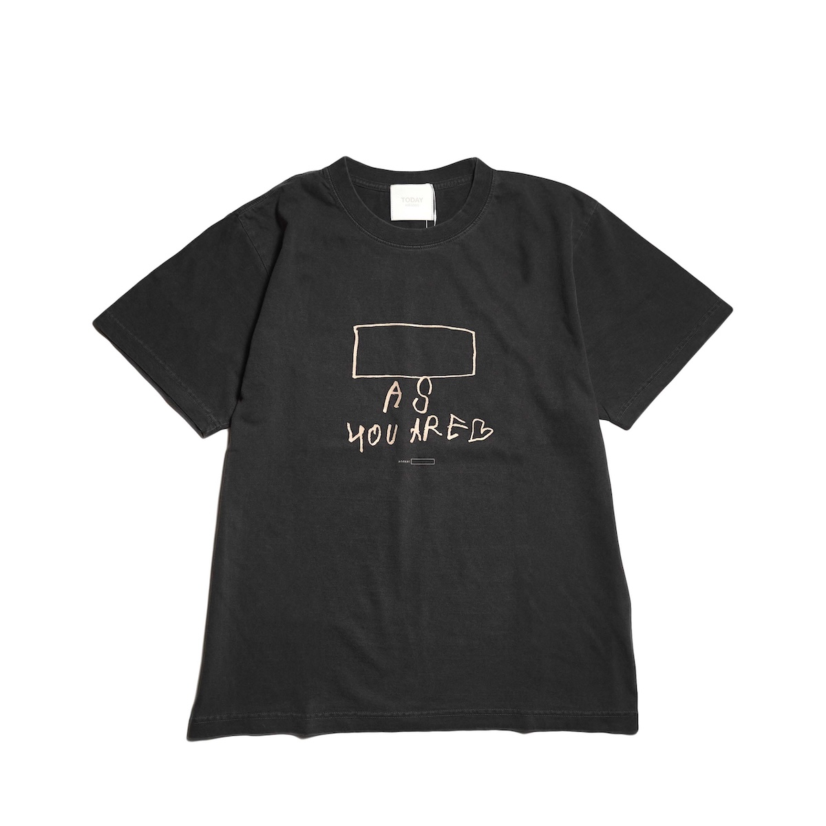 TODAY edition / Left Handed S/S tee #3 (Charcoal)