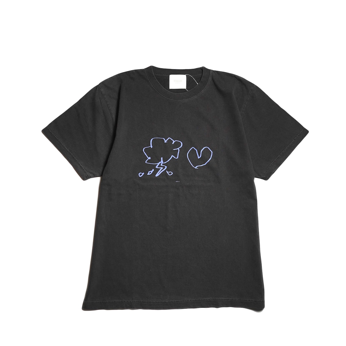 TODAY edition / Left Handed S/S tee #4 (Charcoal)