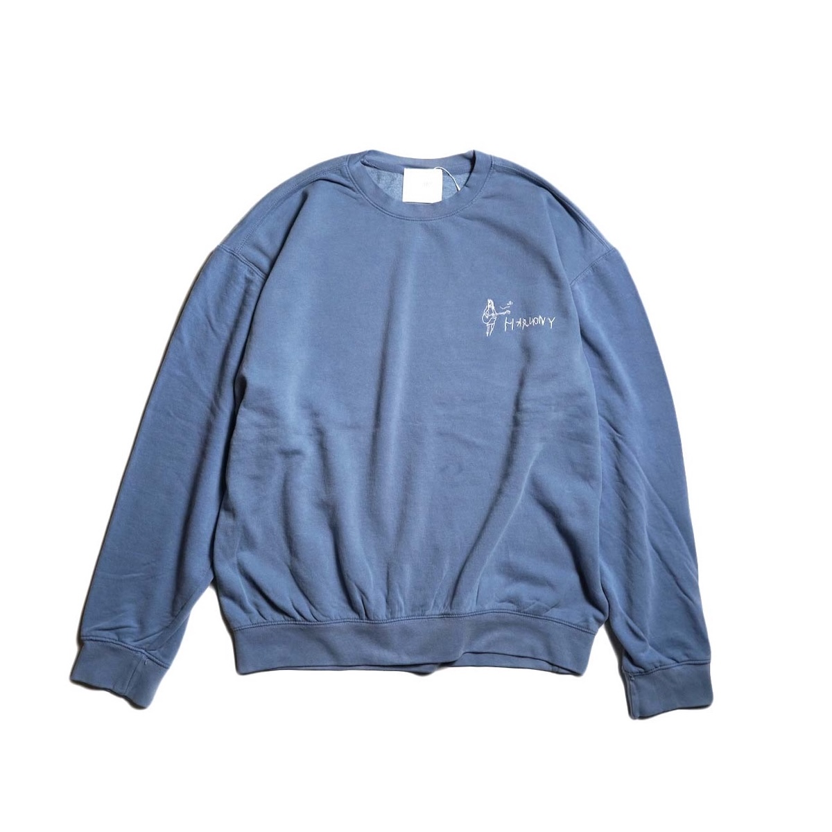 TODAY edition / "HARMONY" Crewneck Sweat (Navy)