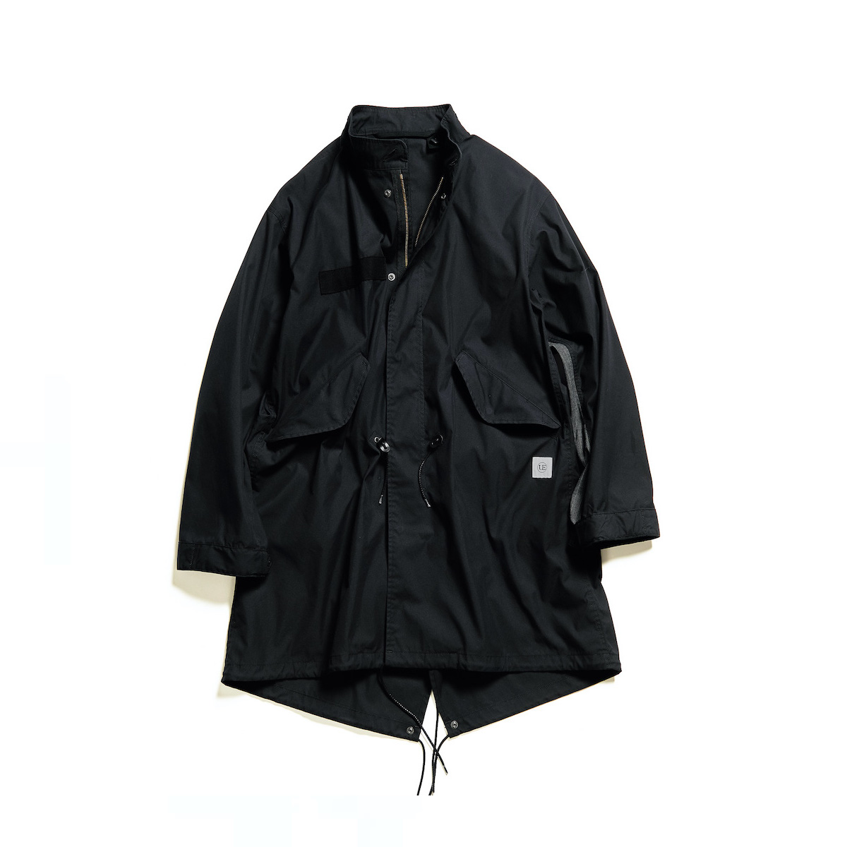 uniform experiment / SLEEVE PANELED MODS COAT (Black)