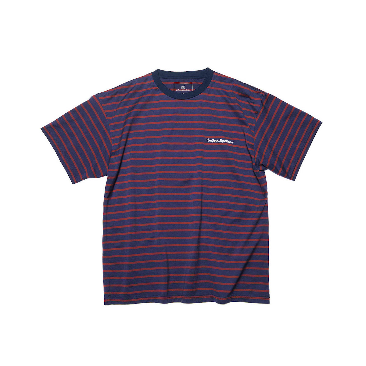 uniform experiment / S/S EMBOIDERY LOGO TEE (Navy)
