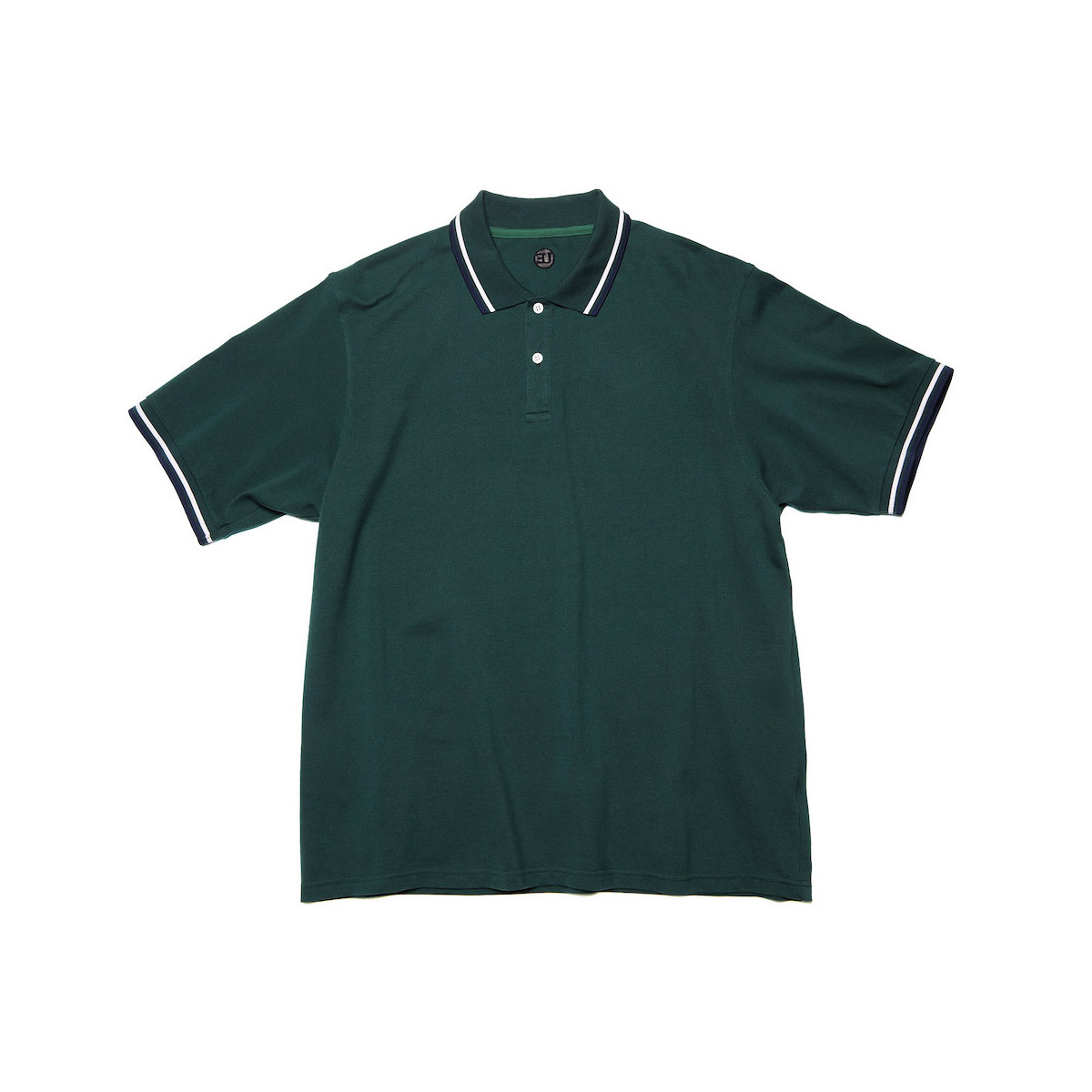 uniform experiment / S/S SEED STITCH WIDE POLO (Green)