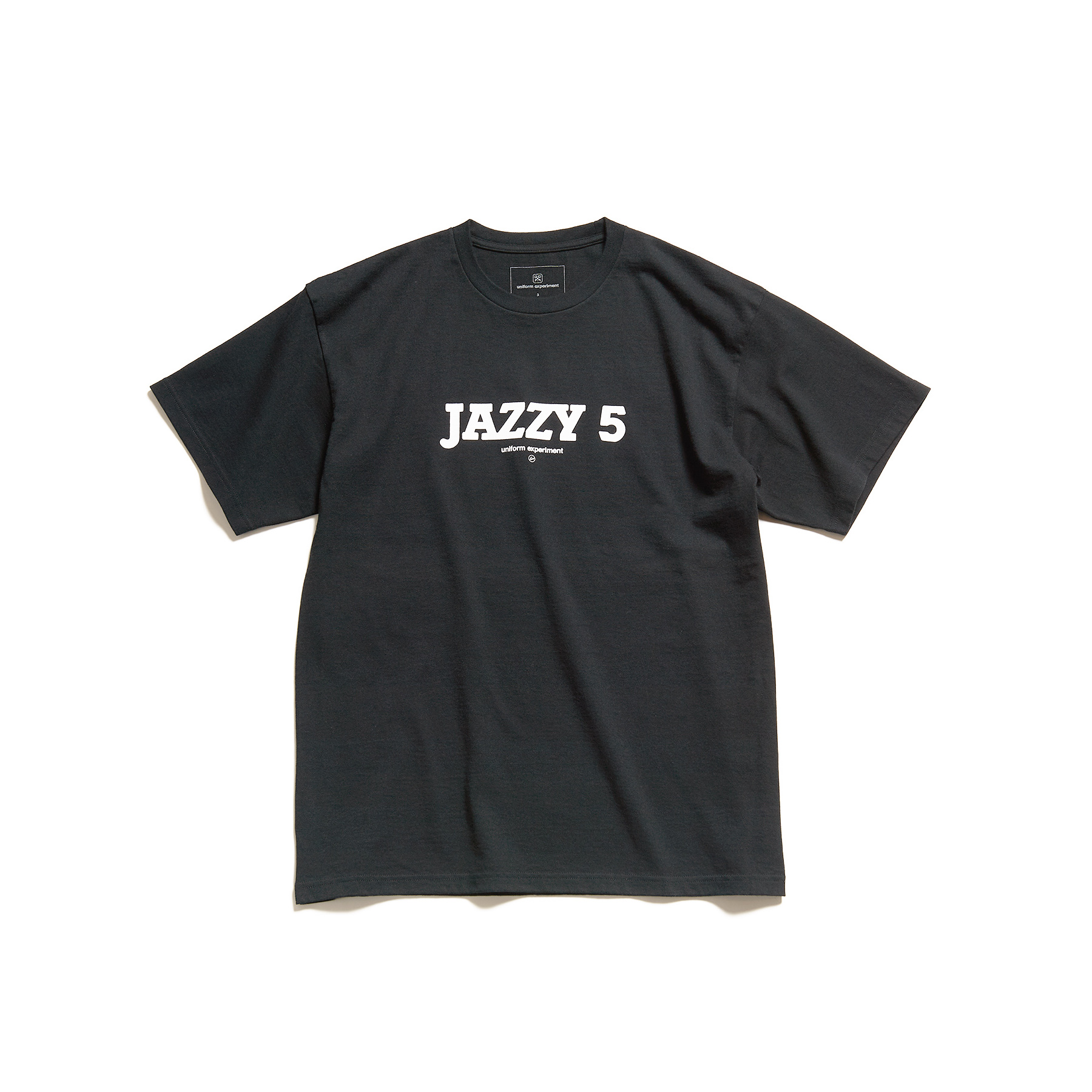 uniform experiment / FRAGMENT : JAZZY JAY / JAZZY 5 TEE (TYPE 2) (Black)