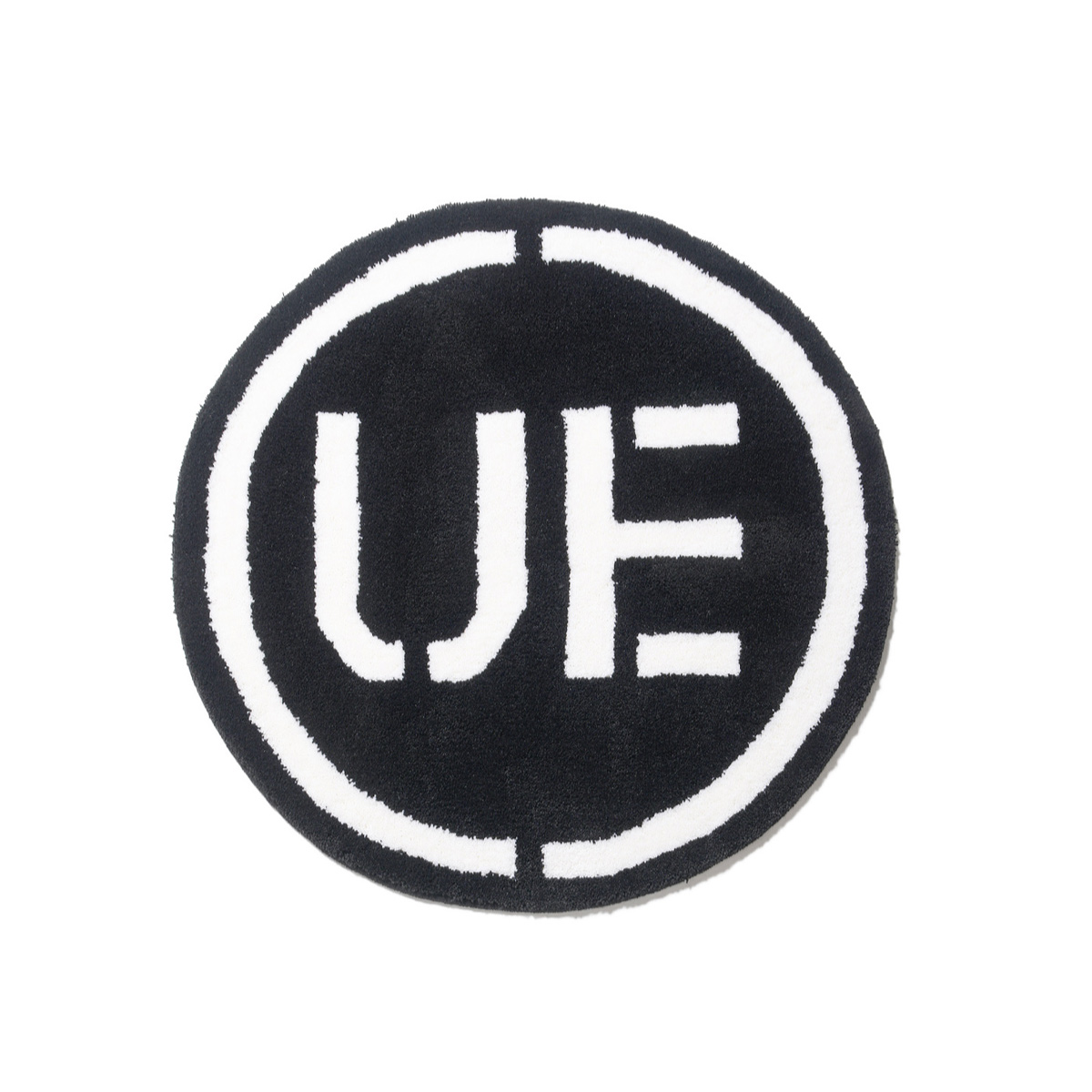 uniform experiment / CIRCLE RUG MAT (Black)