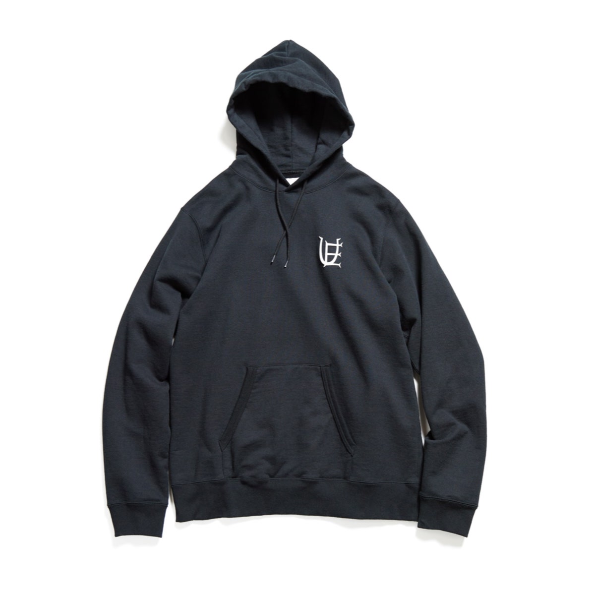 uniform experiment / AUTHENTIC LOGO SWEAT HOODIE (Black)