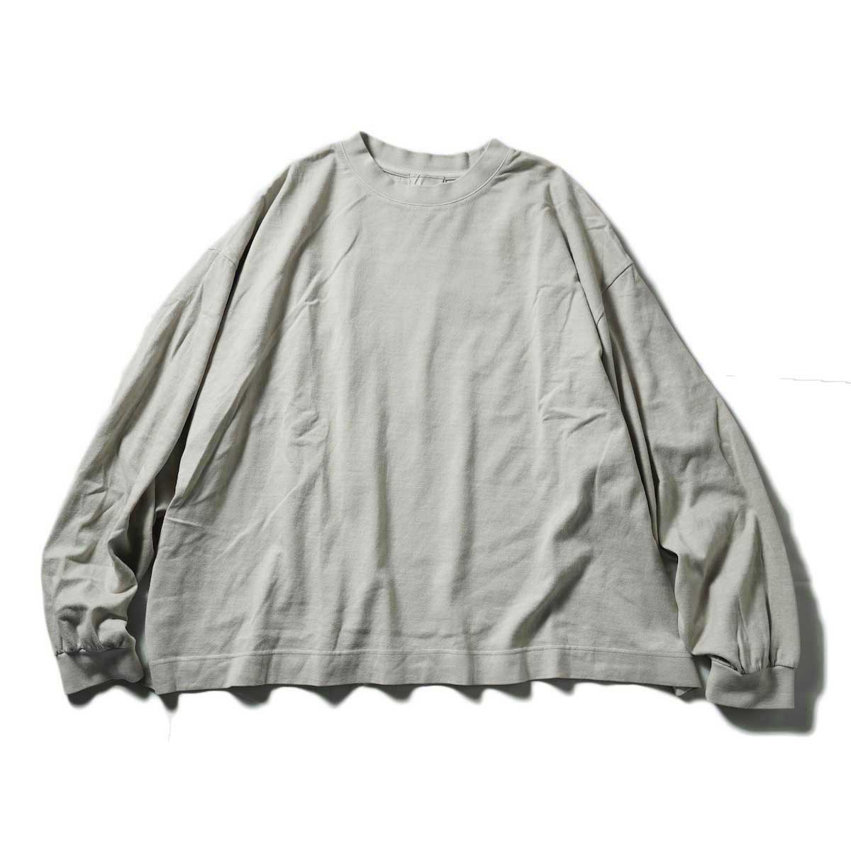 EVCON / PIGMENT WIDE L/S T-SHIRT (Grayge)