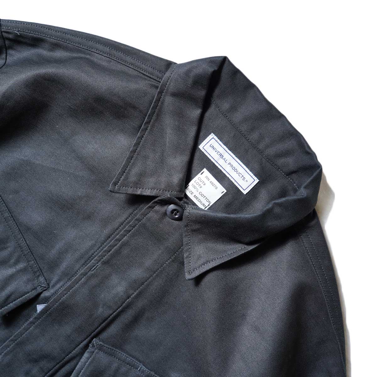 UNIVERSAL PRODUCTS / Gung Ho Fatigue Jacket (Black)ネック