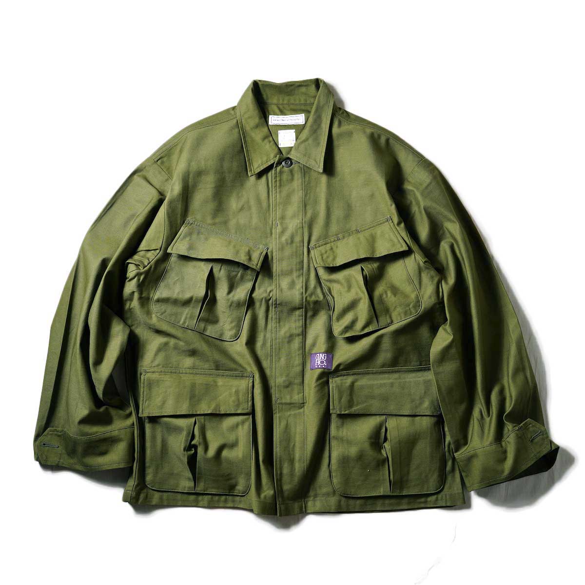 UNIVERSAL PRODUCTS / Gung Ho Fatigue Jacket (Olive)正面