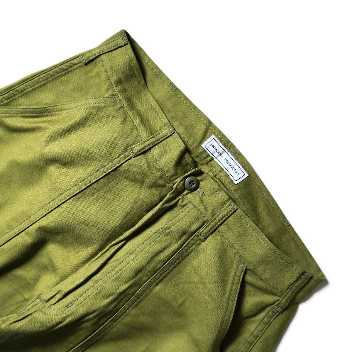 UNIVERSAL PRODUCTS / Gung Ho 1tuck Baker Pants (Olive)ウエスト