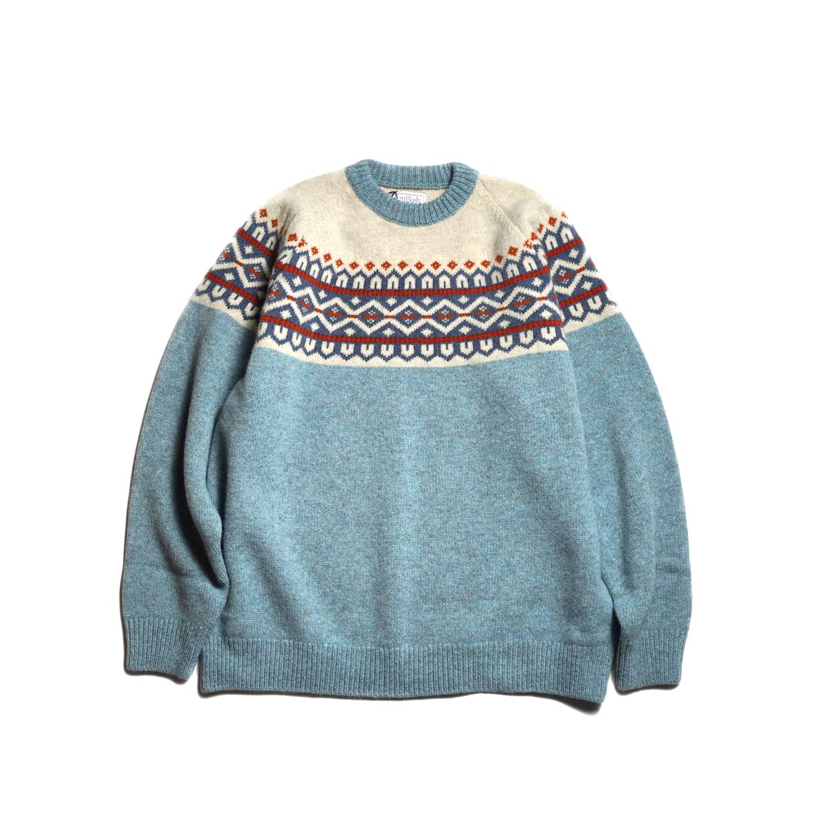 Unlikely / Unlikely Fair Isle "Snow Flake" (Sax Blue)