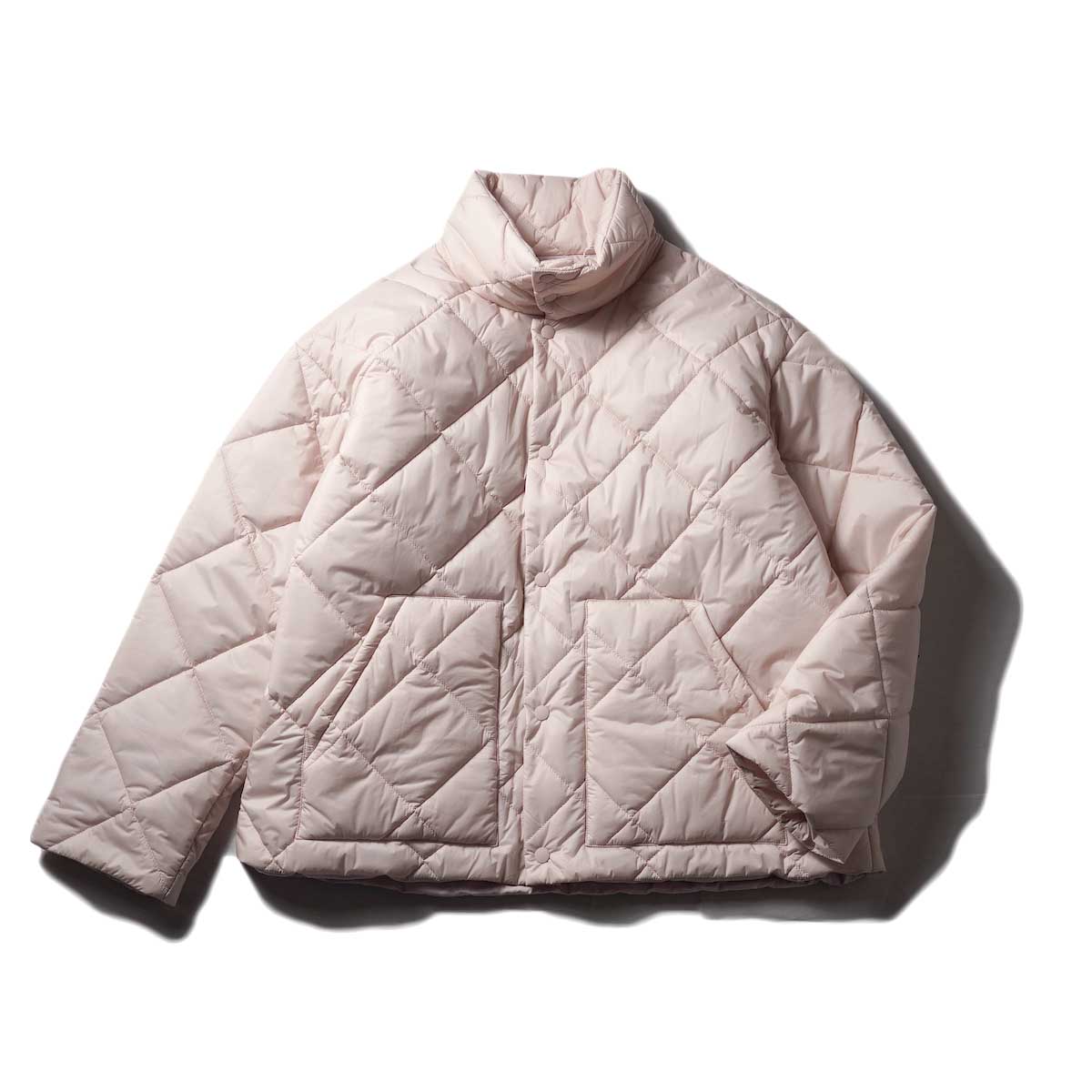 UNUSED / US2261 Quilted coaches jacket (Pink)