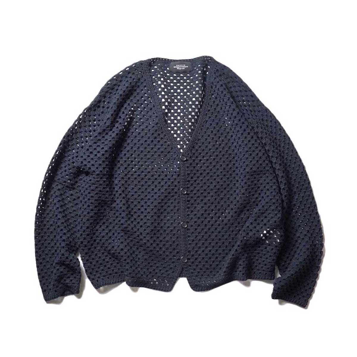 UNUSED / US2330 Crochet Cardigan (Black)