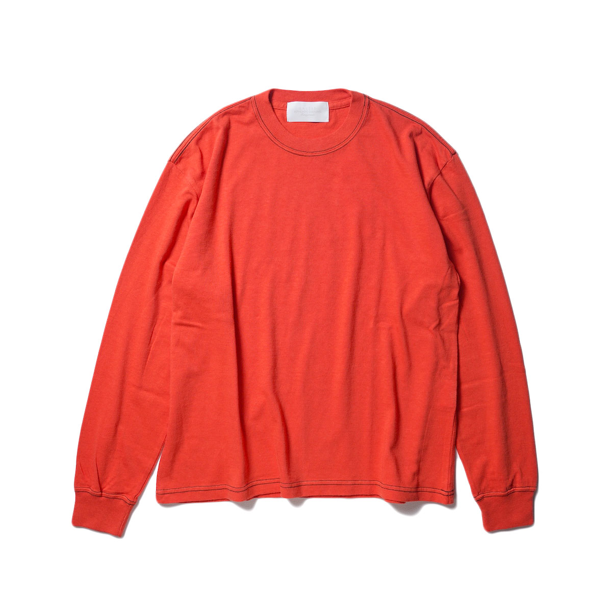 UNUSED / US2354 Long Sleeve T-shirt (Red)