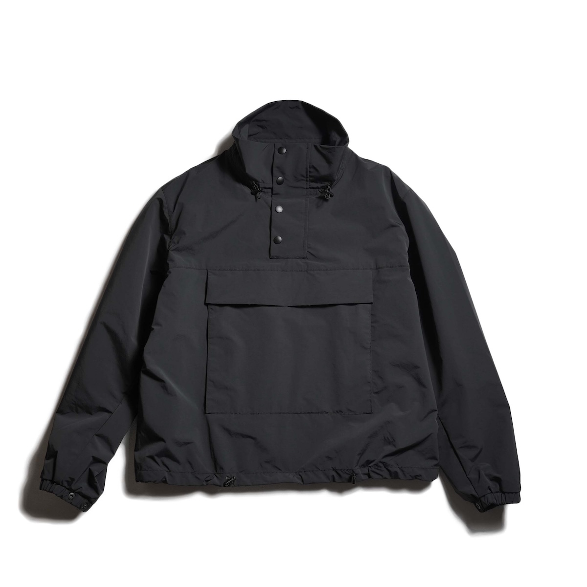 UNUSED / US2539 Pull over nylon jacket (Black)