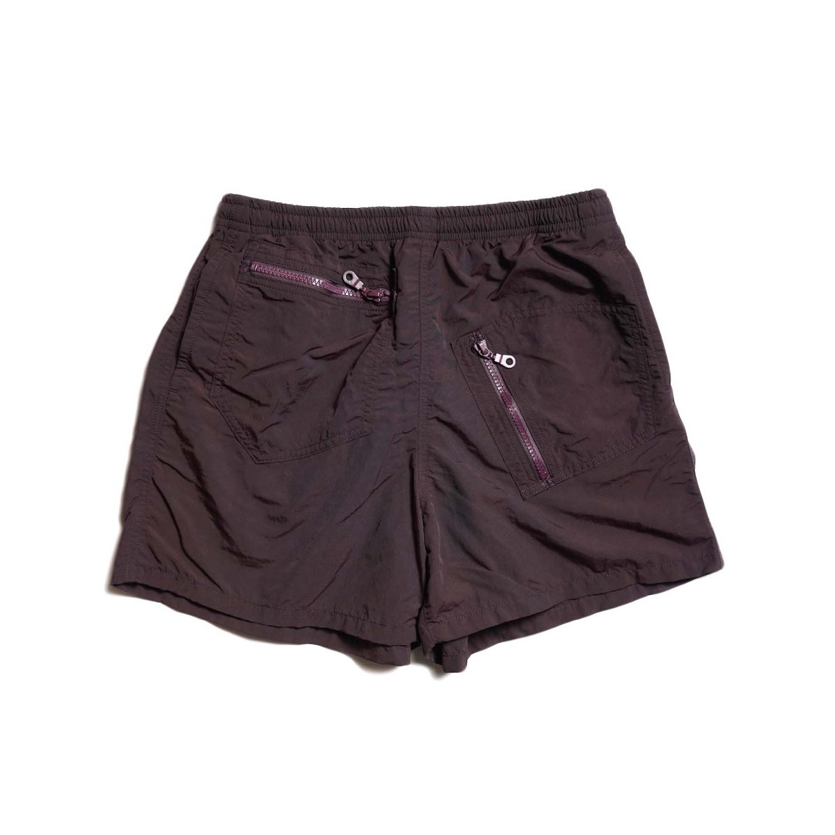 UNUSED / UW1156 Nylon Shorts (Burgundy)