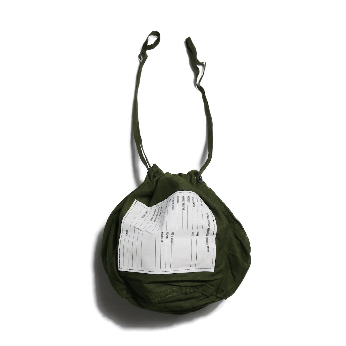 US MILITARY / PERSONAL EFFECTS BAG (DEAD STOCK)