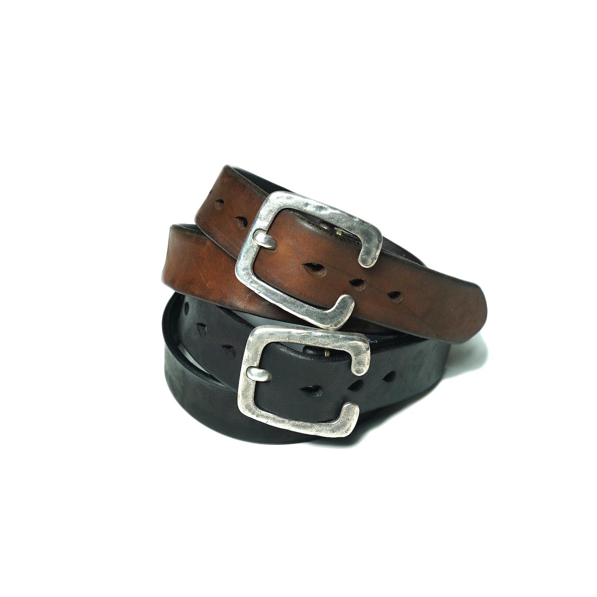 Vintage Works / DH5536 Leather belt 7Hole (FLANNEL / BRONZE)