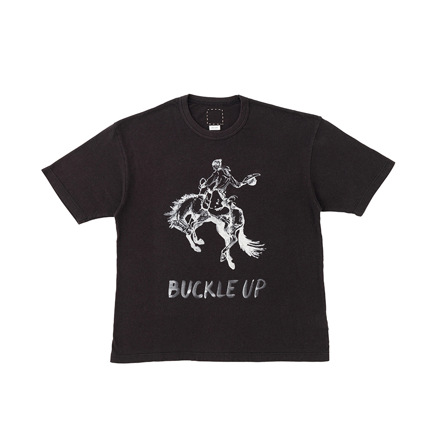 VISVIM / JUMBO TEE S/S BUCKLE UP (Navy)