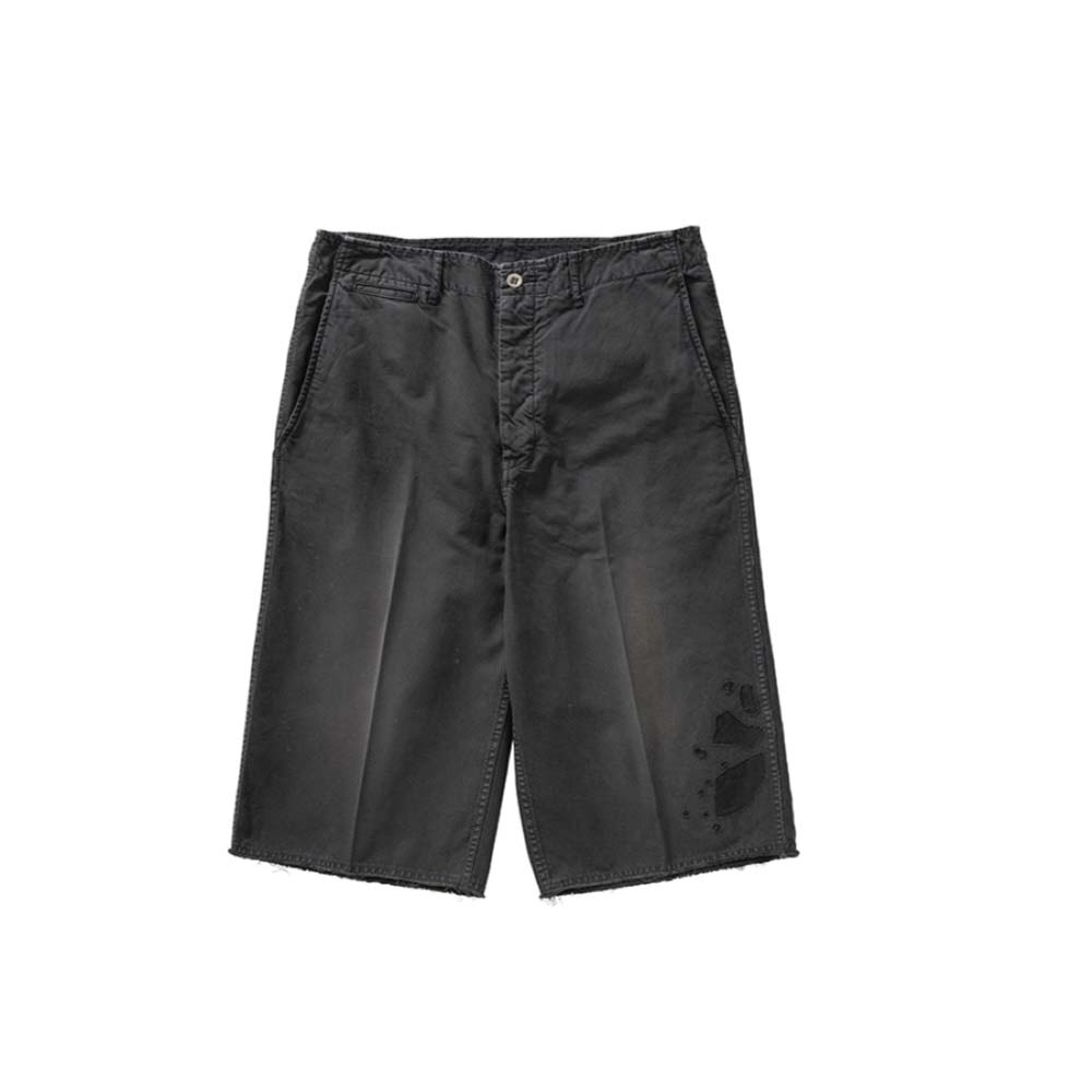 VISVIM / BROADER CHINO SHORTS CRASH (Black)